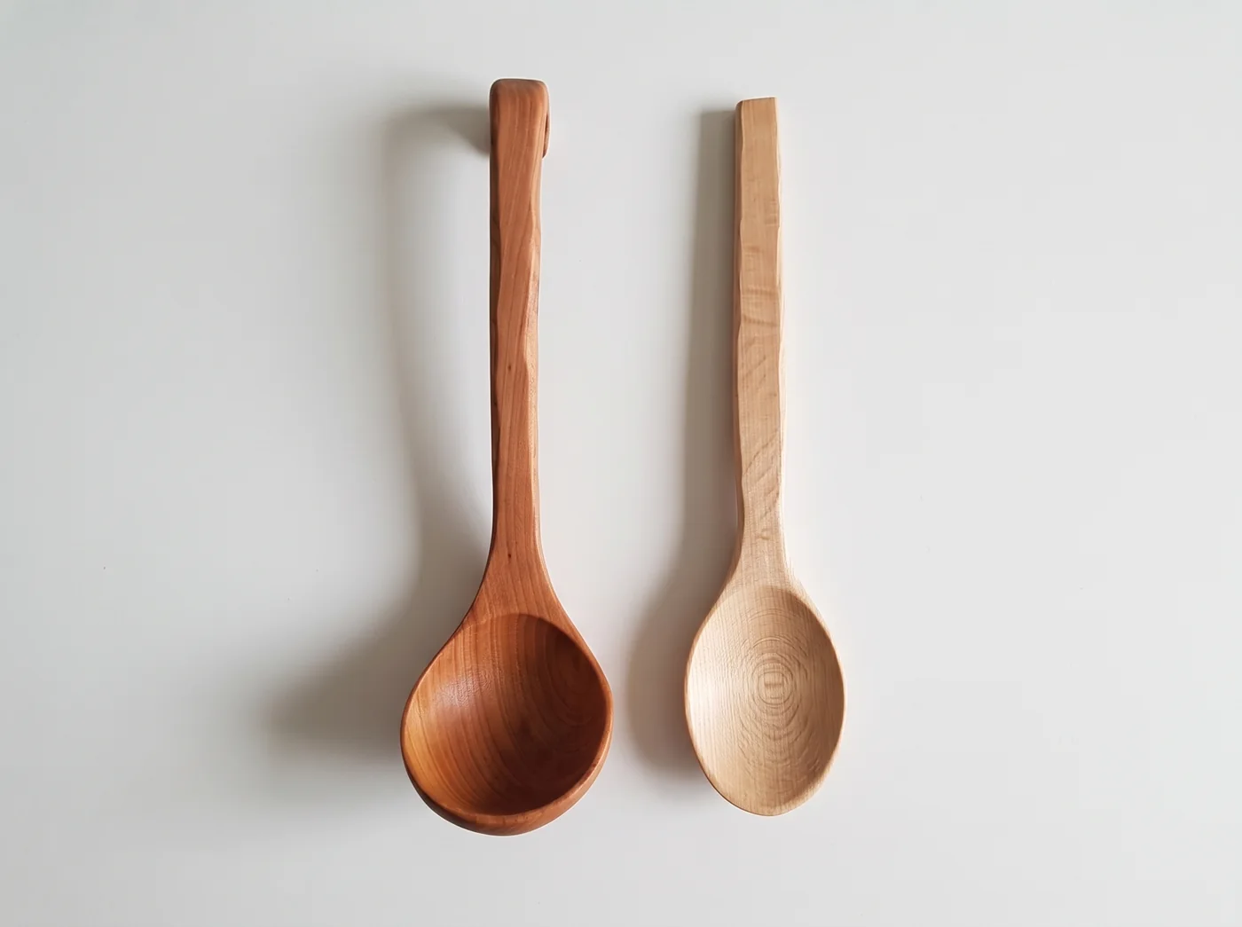 Beech wood spoon and ladle set